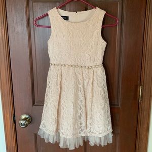Amy Byer gold dress